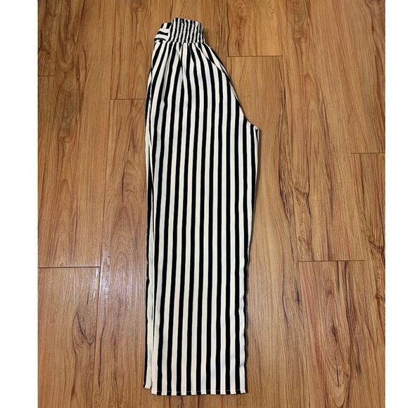 REVOLVE AMUSE SOCIETY Black Stripe Crop Trousers - Picture 7 of 16